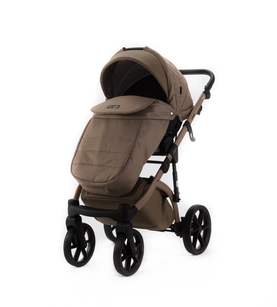 ADAMEX Kombinált babakocsi Nola Natura Camel