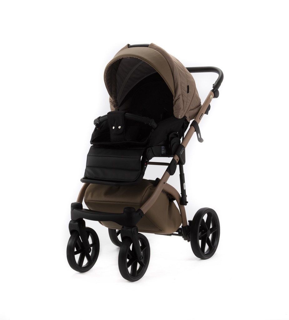 ADAMEX Kombinált babakocsi Nola Natura Camel