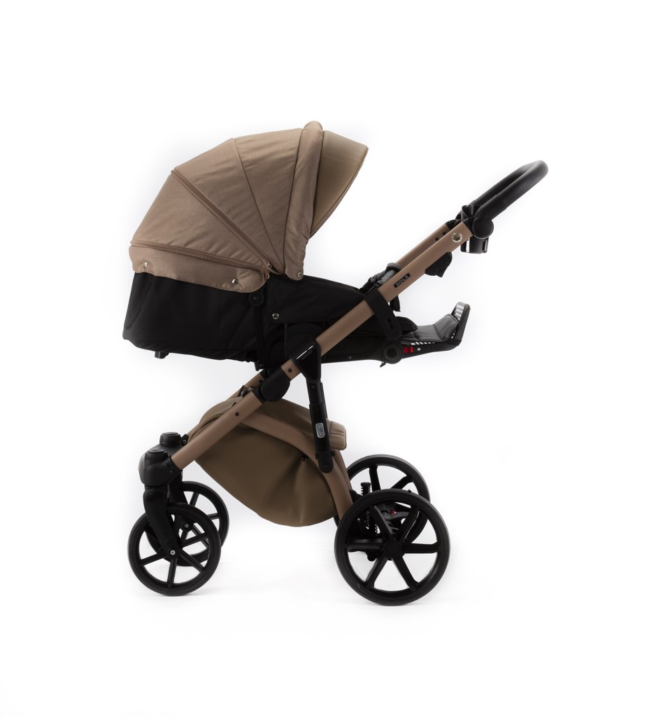 ADAMEX Kombinált babakocsi Nola Natura Camel