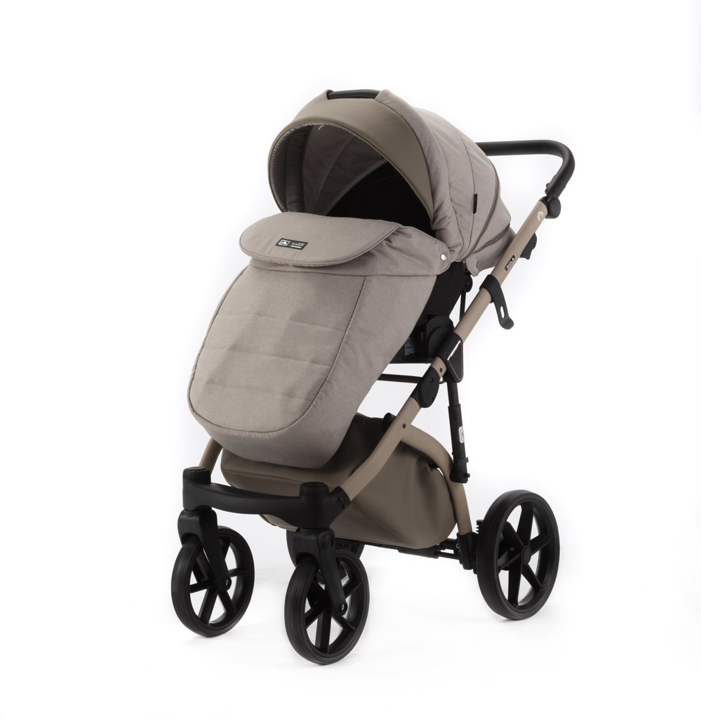 ADAMEX Kombinált babakocsi Nola Natura Cappuccino