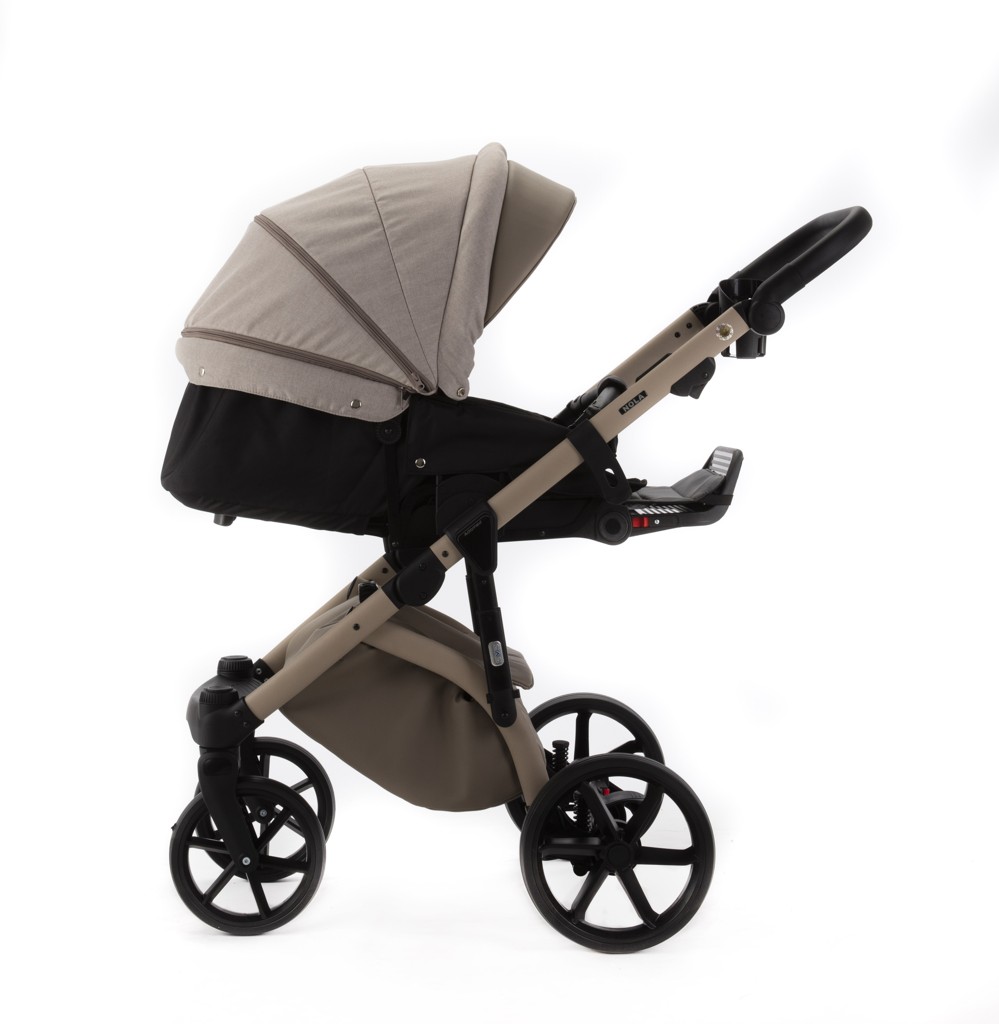 ADAMEX Kombinált babakocsi Nola Natura Cappuccino