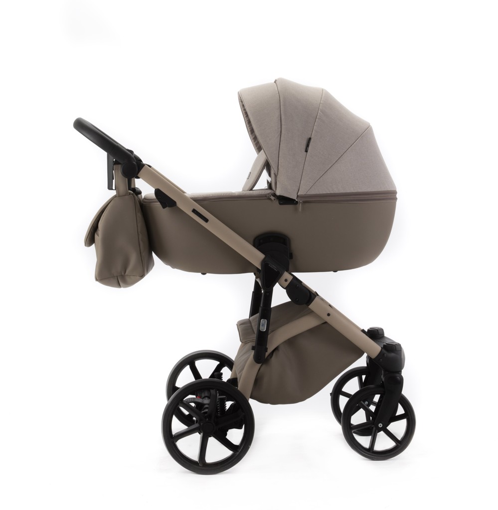 ADAMEX Kombinált babakocsi Nola Natura Cappuccino