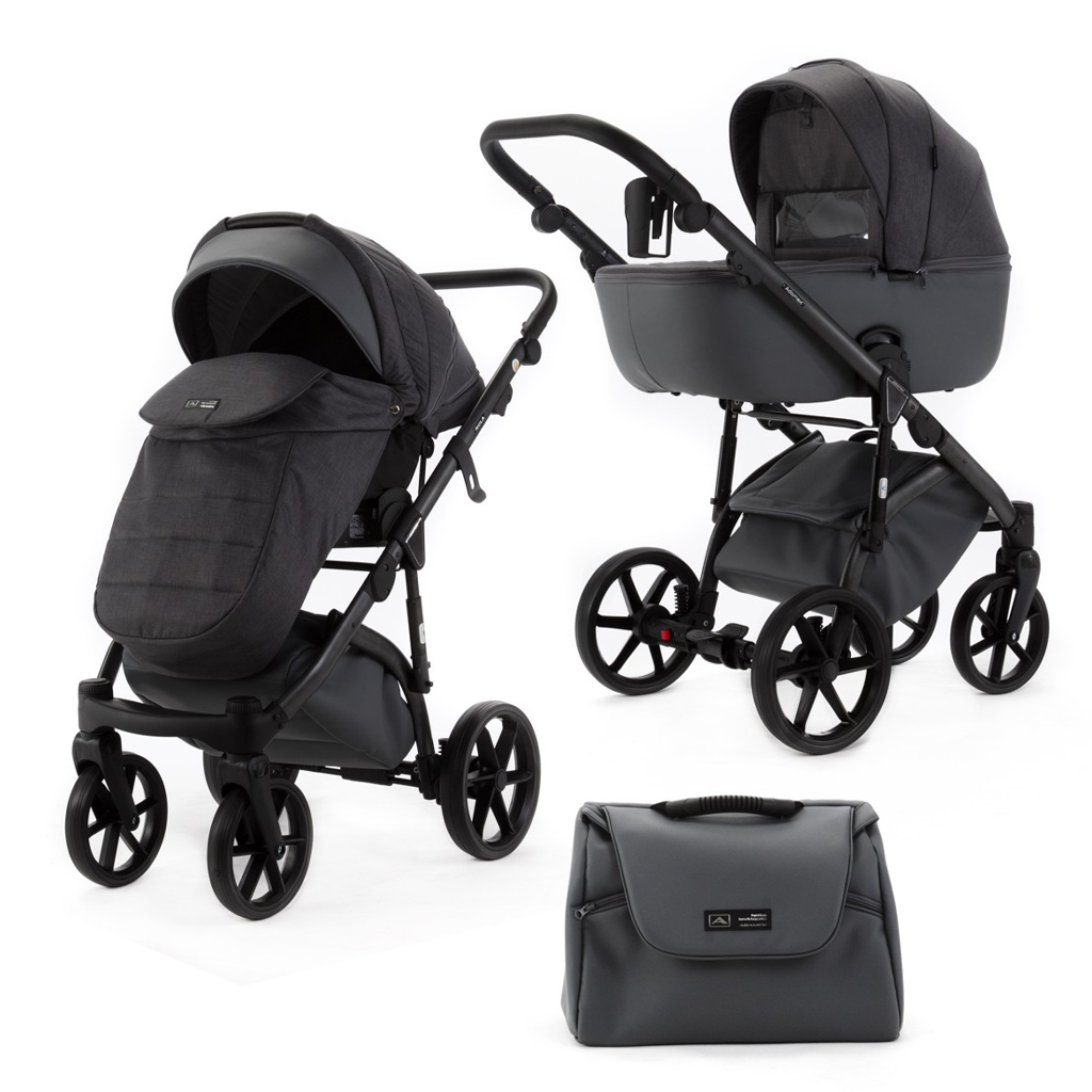 ADAMEX Kombinált babakocsi Nola Natura Stone