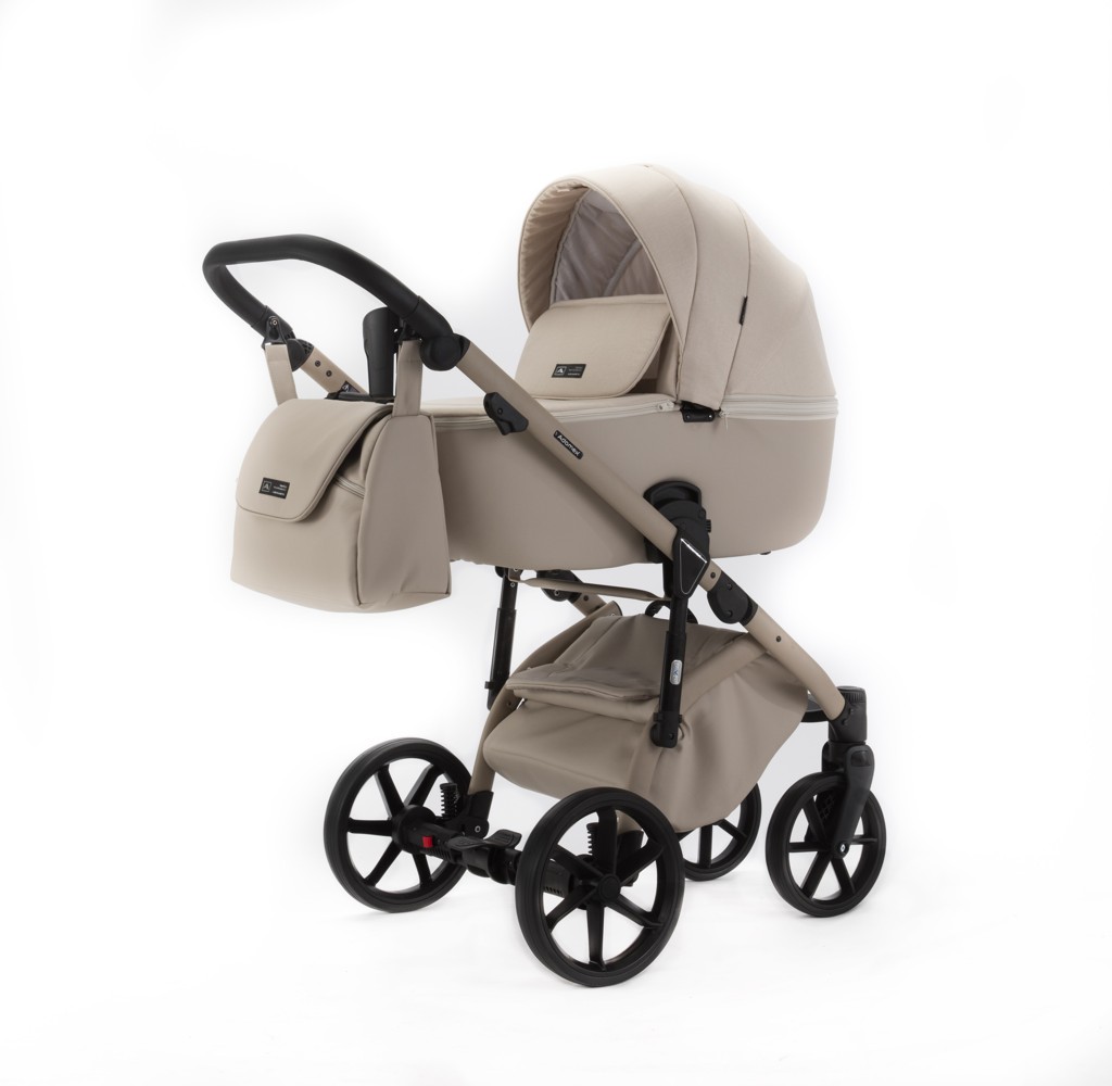 ADAMEX Kombinált babakocsi Nola Natura Vanilla