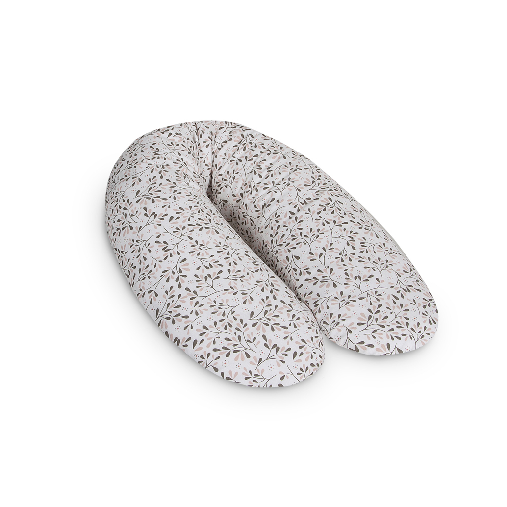 CEBA Vankúš na dojčenie Cebuška Multi Žerzej Tiny Leaves 190 cm