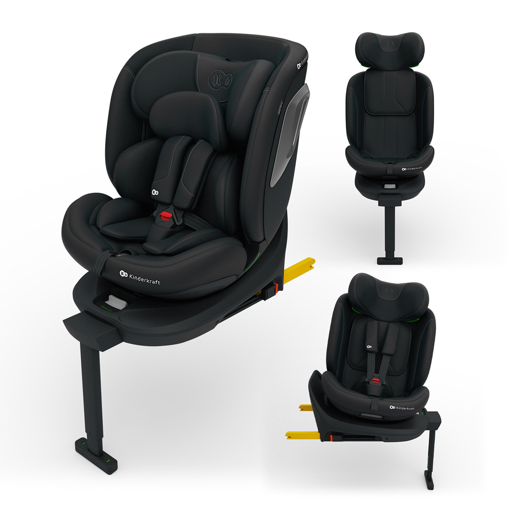 KINDERKRAFT Autósülés i-360 2 Plus (40-150 cm) Fekete