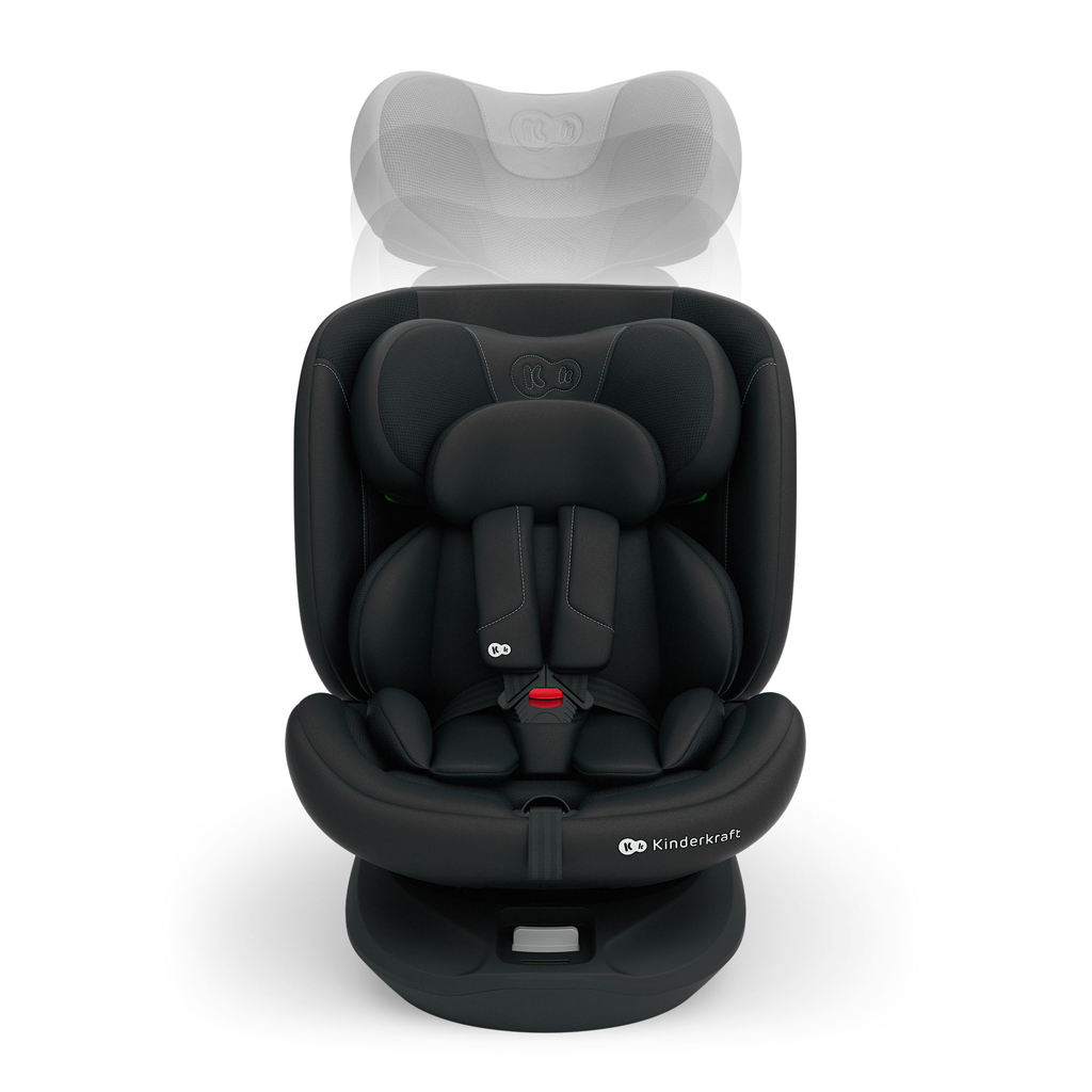 KINDERKRAFT i-Grow 2 Plus autósülés (40-150 cm) Fekete