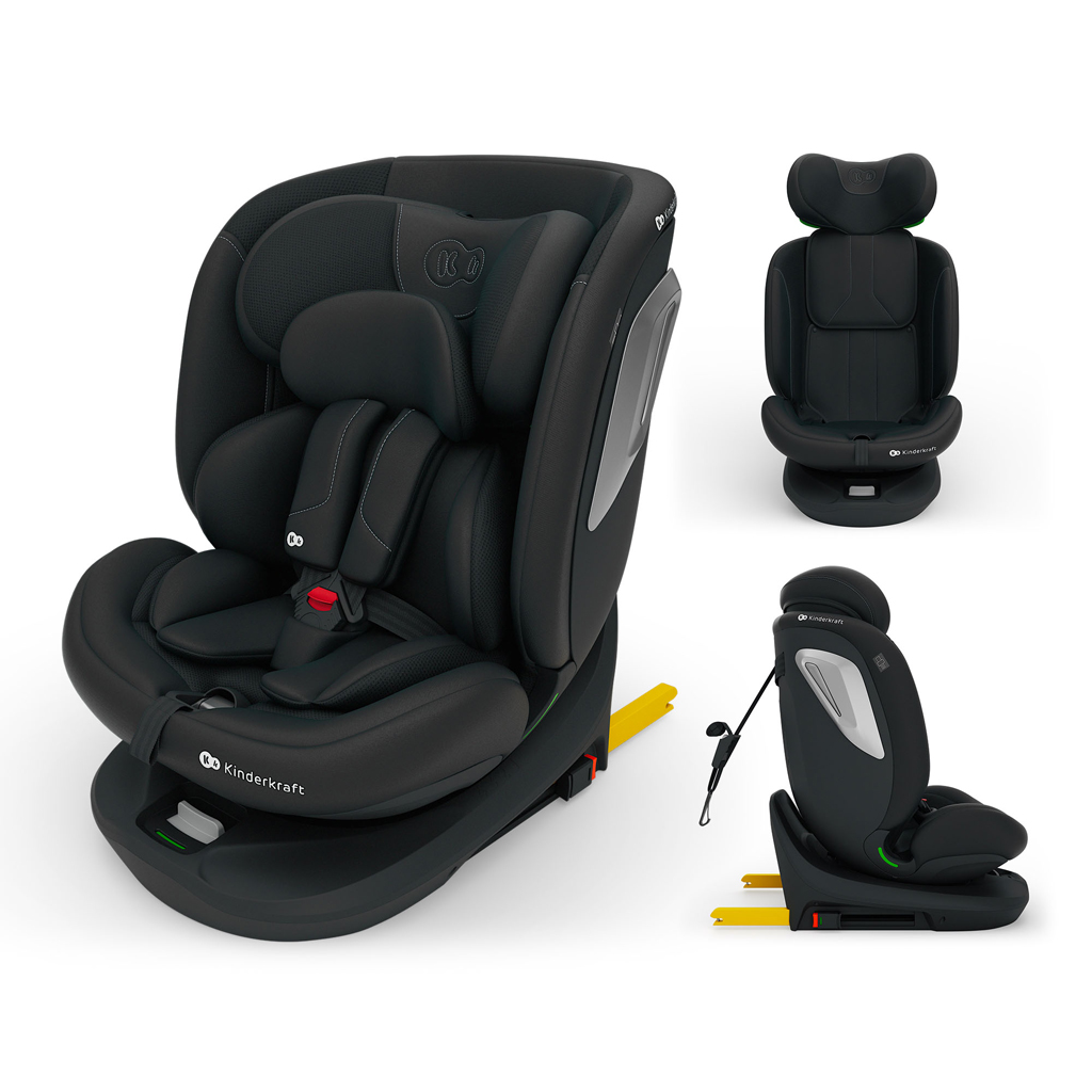 KINDERKRAFT i-Grow 2 Plus autósülés (40-150 cm) Fekete