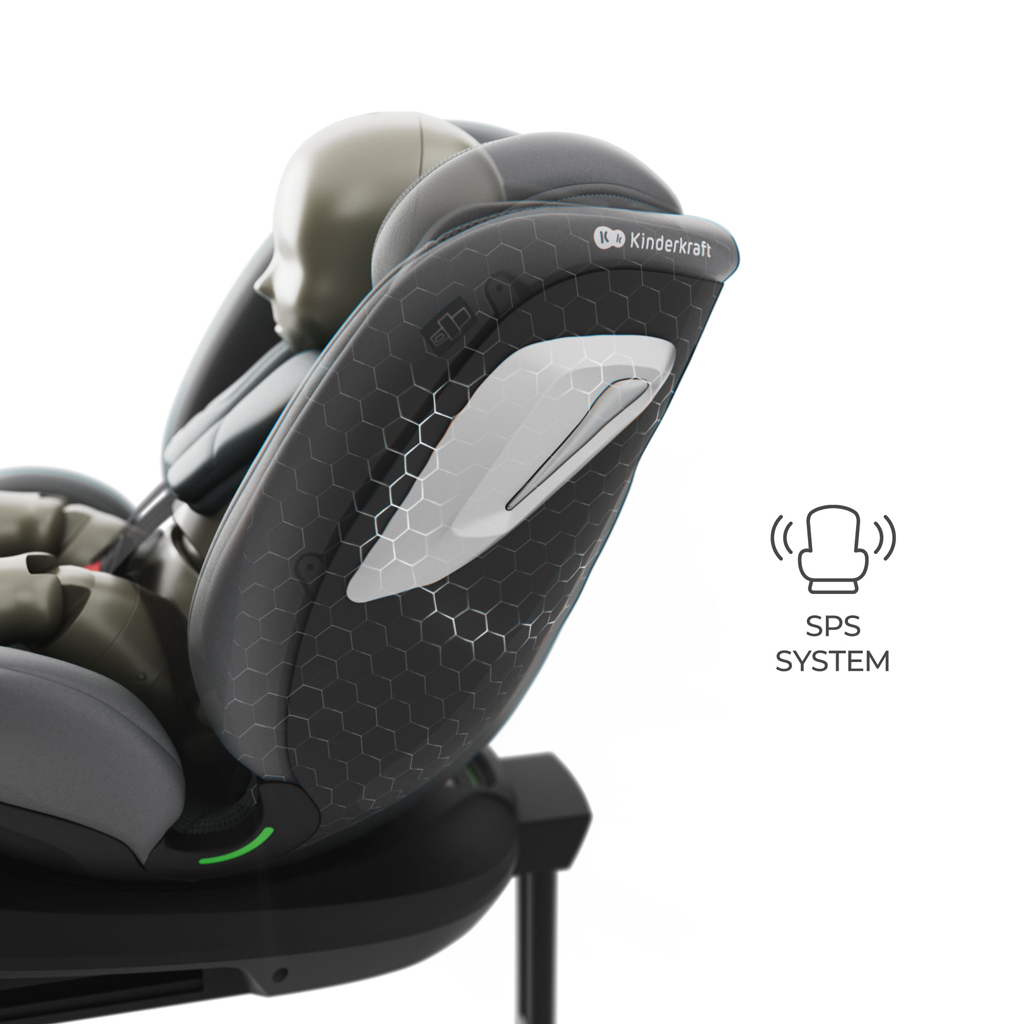 KINDERKRAFT Autósülés i-Grow 2 Plus (40-150 cm) Szürke