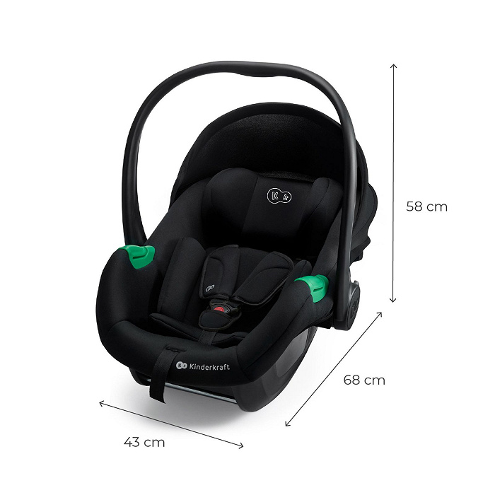 KINDERKRAFT Mink Pro 2 autósülés (0-13 kg) Fekete