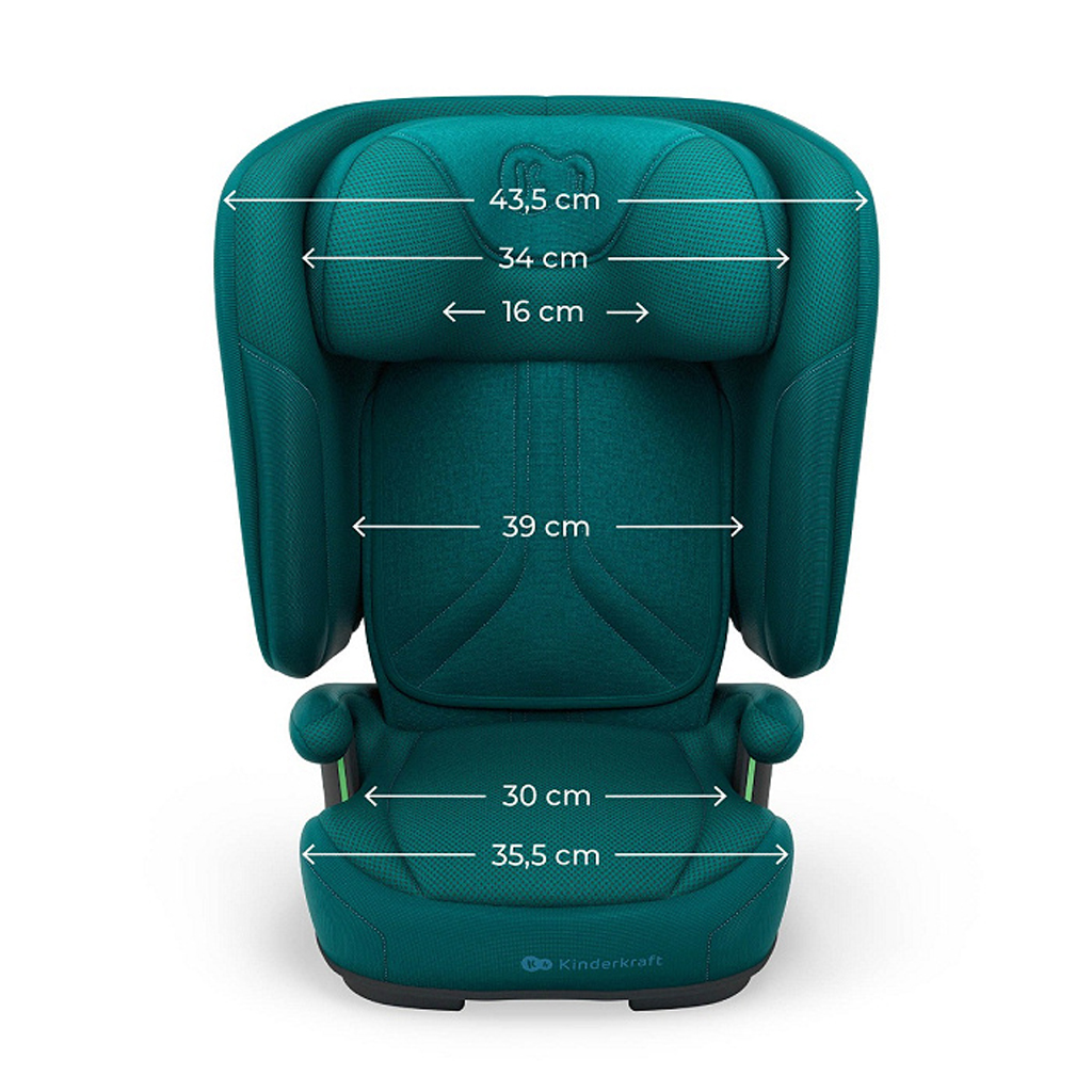 KINDERKRAFT Összecsukható autósülés Unity 2 I-Size (100-150 cm) Zöld