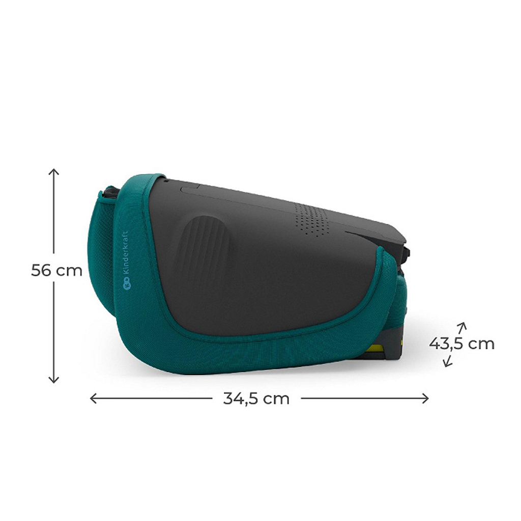 KINDERKRAFT Összecsukható autósülés Unity 2 I-Size (100-150 cm) Zöld