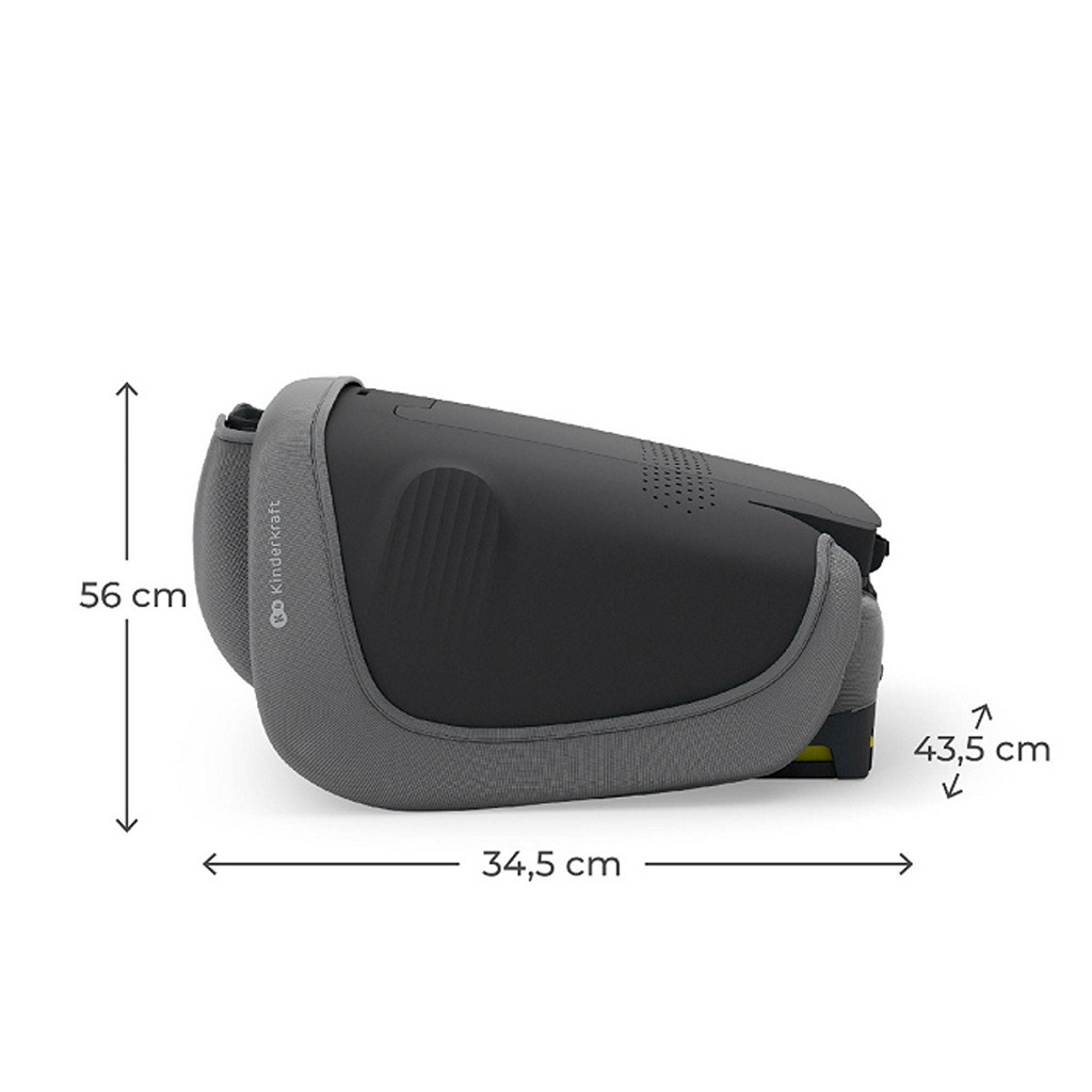 KINDERKRAFT Összecsukható autósülés Unity 2 I-Size (100-150 cm) Szürke