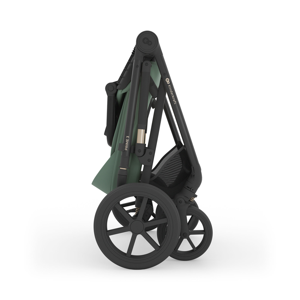 KINDERKRAFT Kombinált babakocsi 2 az 1-ben Prime 3 Sötétzöld