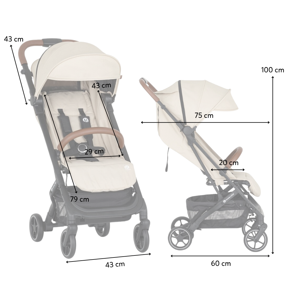 PETITE&amp;amp;amp;amp;amp;amp;amp;MARS Sport babakocsi Fly Sahara Beige