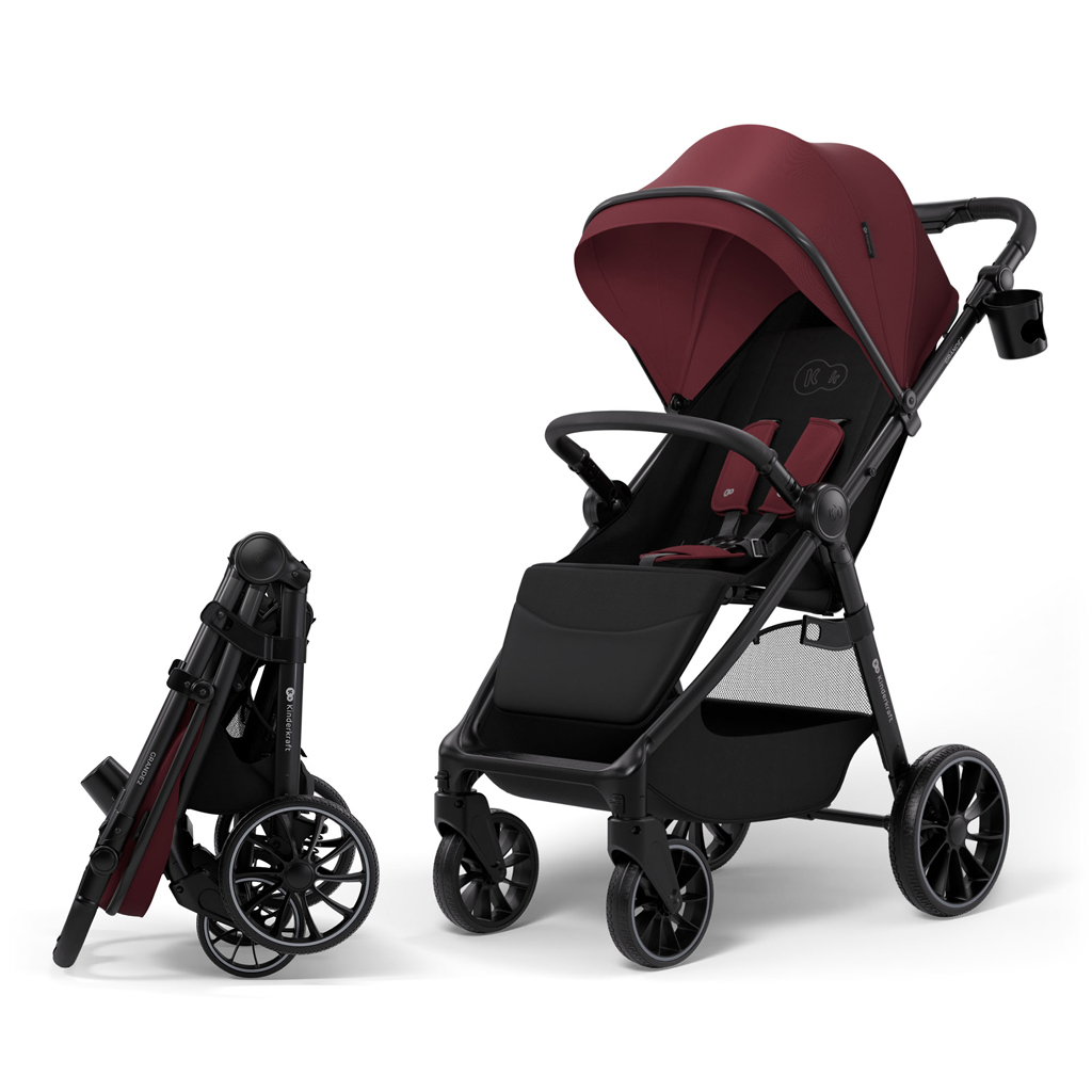 KINDERKRAFT Sport babakocsi Grande 2 Dark Ruby