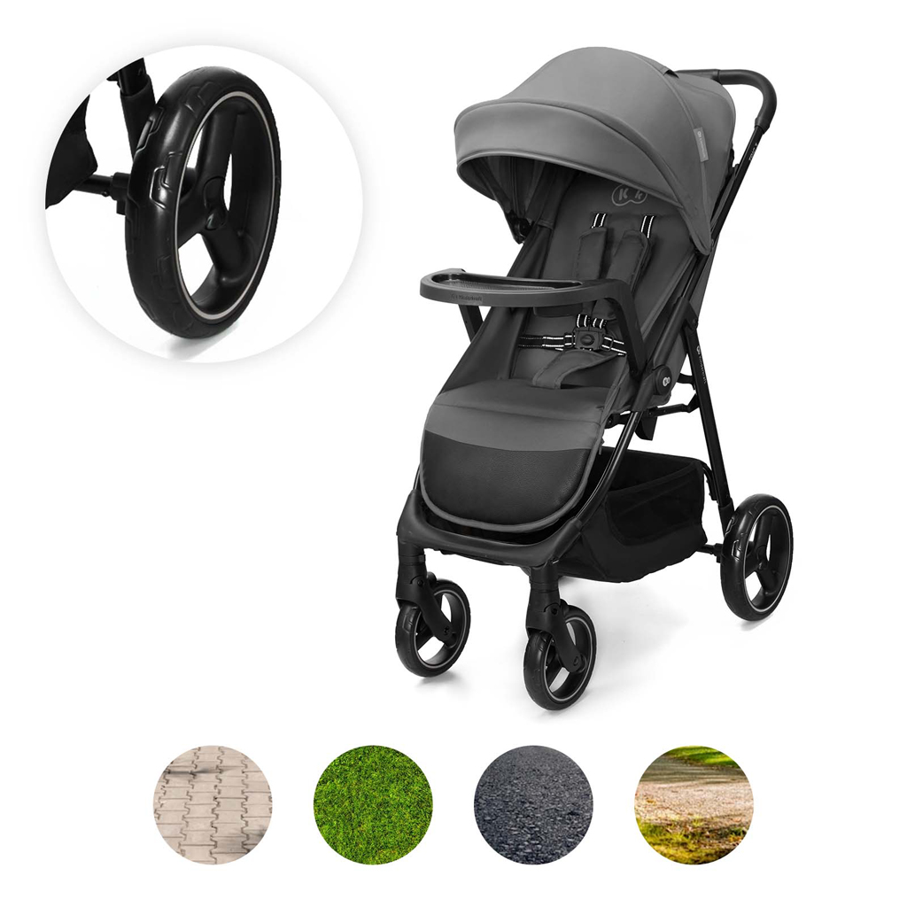 KINDERKRAFT Sport babakocsi Trig 3 Tray Granite Grey