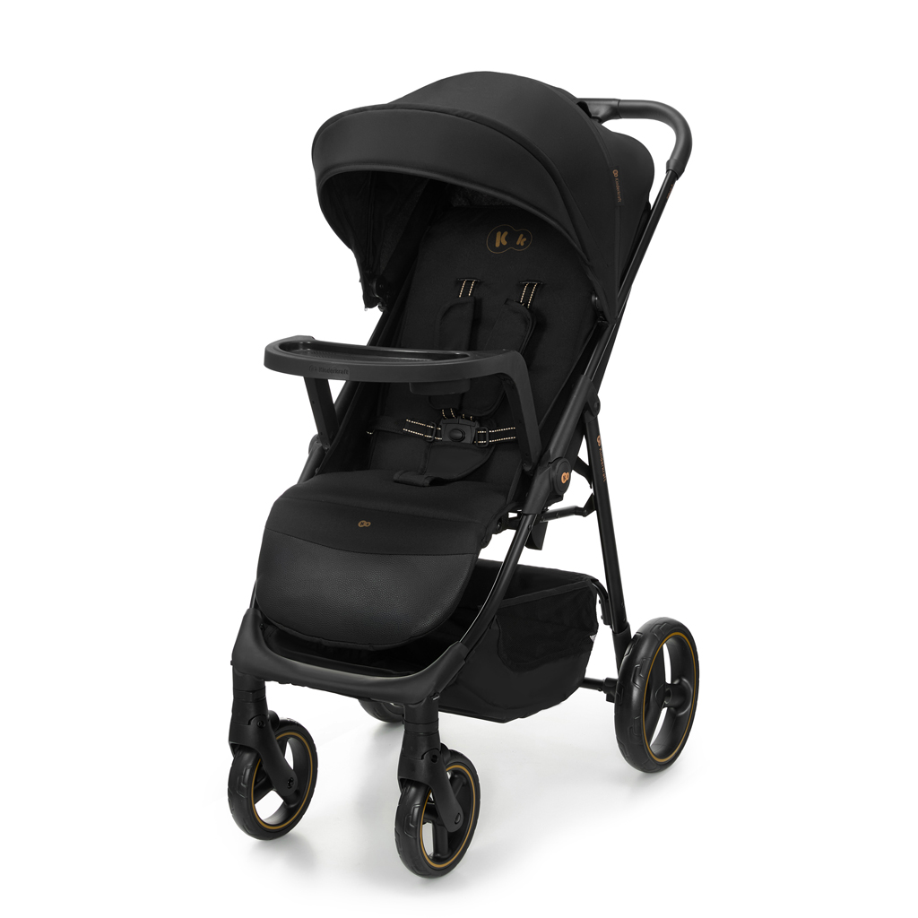 KINDERKRAFT Sport babakocsi Trig 3 Tray Onyx Black