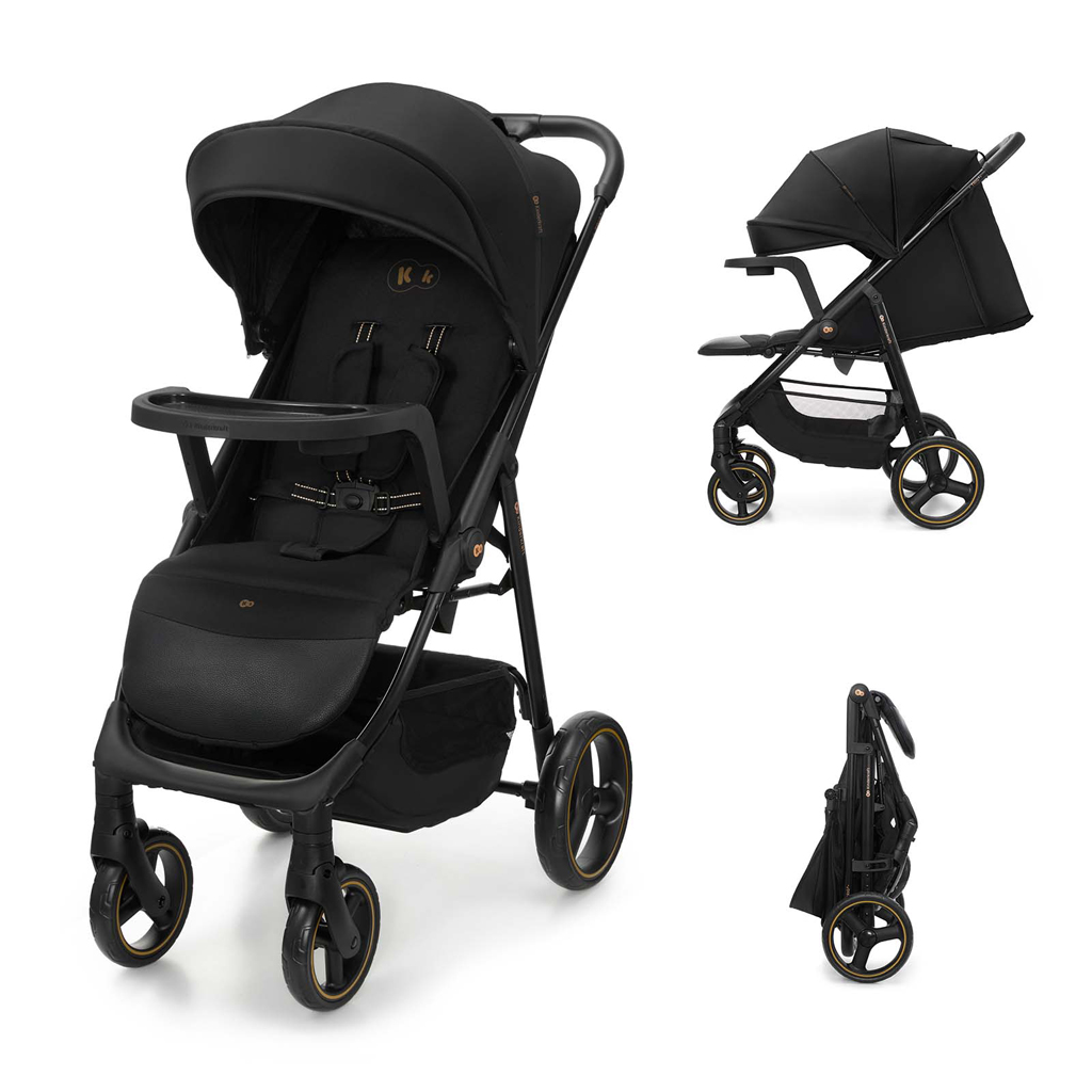 KINDERKRAFT Sport babakocsi Trig 3 Tray Onyx Black