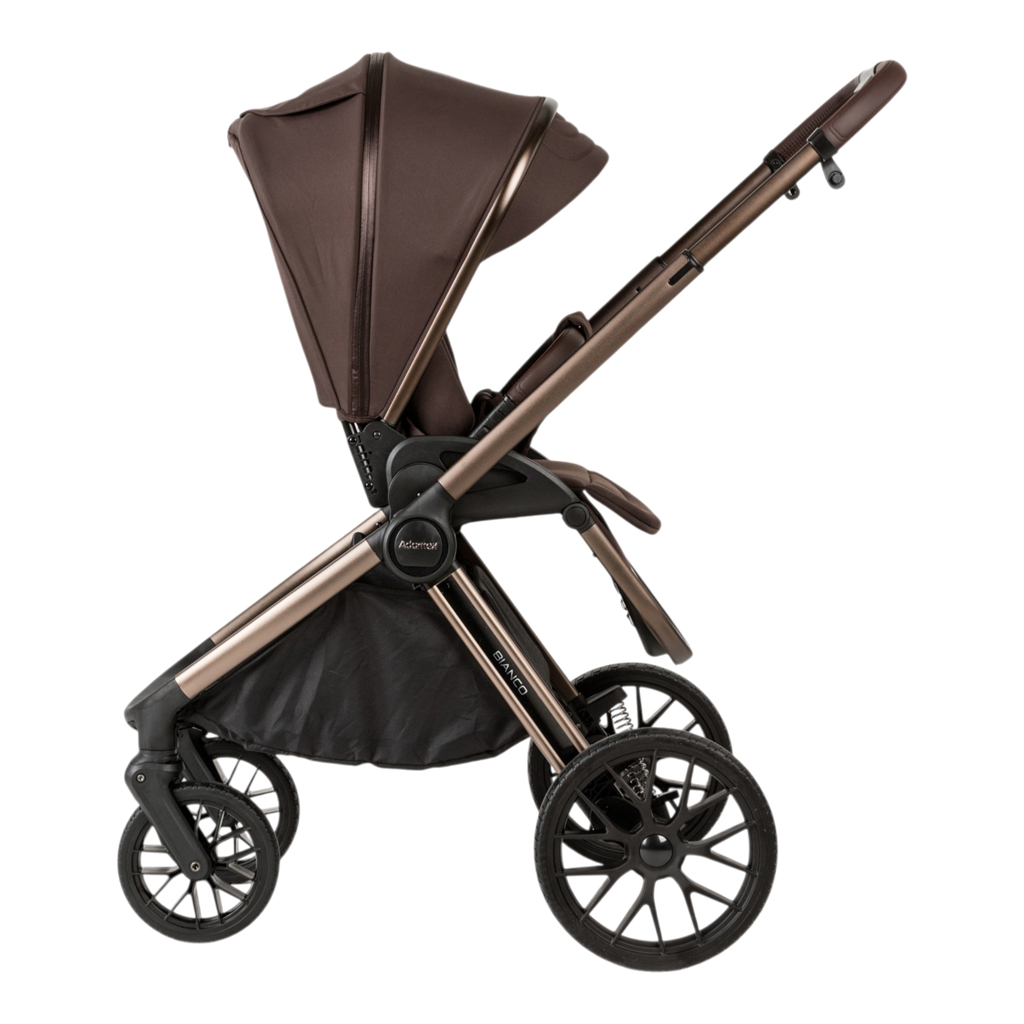 ADAMEX Kočík kombinovaný Bianco 13 Chocolate Brown