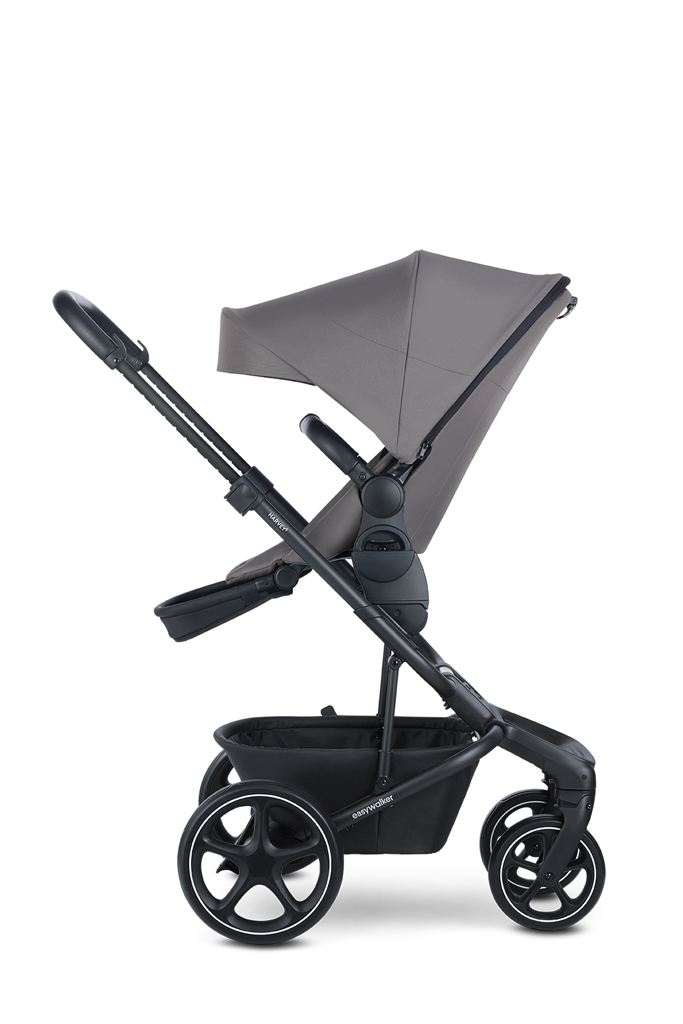 EASYWALKER Kombinált babakocsi Harvey5 2v1 Pebble Grey LITE RWS