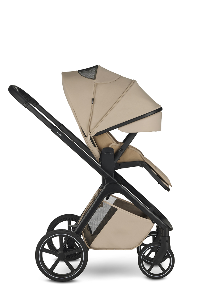 EASYWALKER Kombinált babakocsi Zoey Almond Taupe + CBX By CYBEX Aton B2 i-Size + bázis
