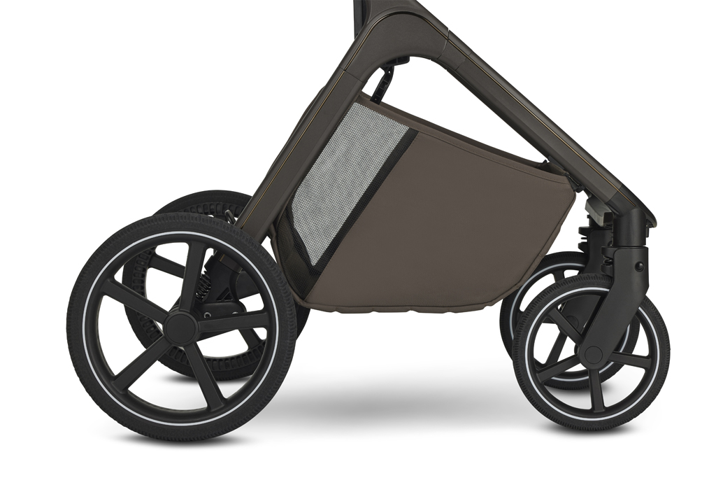 EASYWALKER Kombinált babakocsi Zoey Chestnut Brown + CBX By CYBEX Aton B2 i-Size + bázis