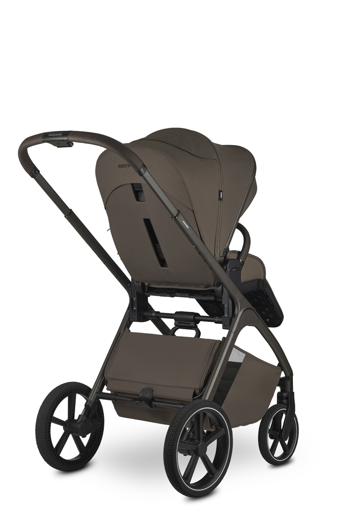 EASYWALKER Kombinált babakocsi Zoey Chestnut Brown + CBX By CYBEX Aton B2 i-Size + bázis