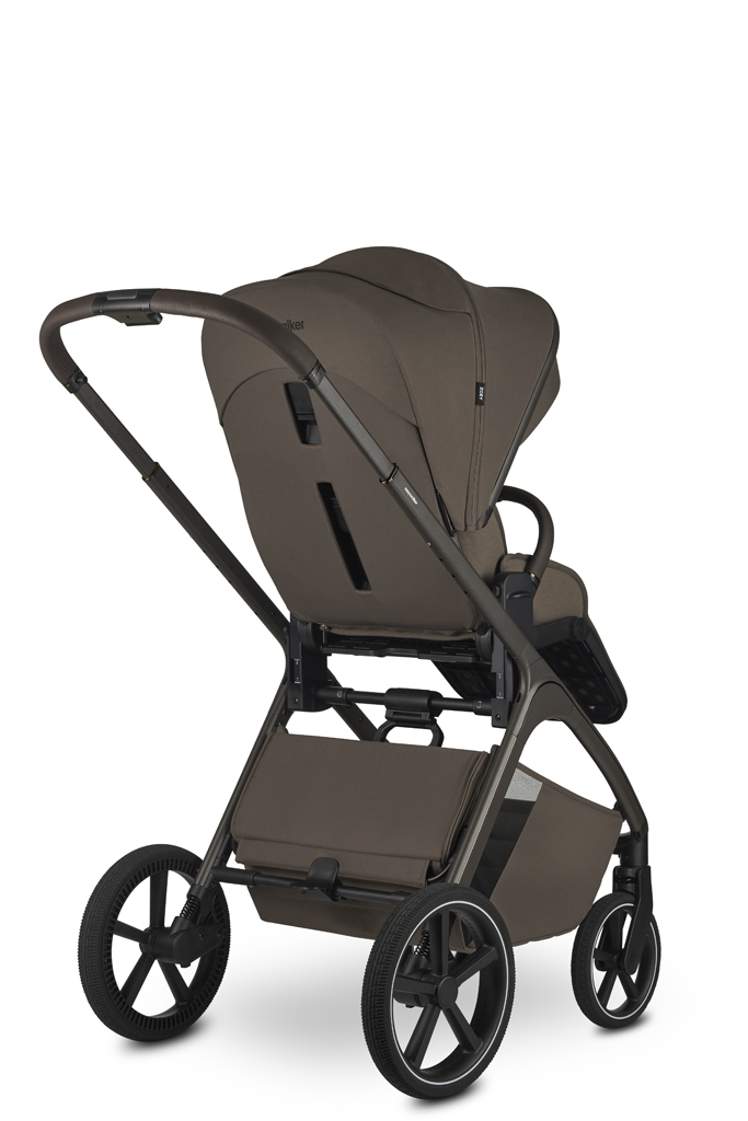 EASYWALKER Kombinált babakocsi Zoey Chestnut Brown + CBX By CYBEX Aton B2 i-Size + bázis