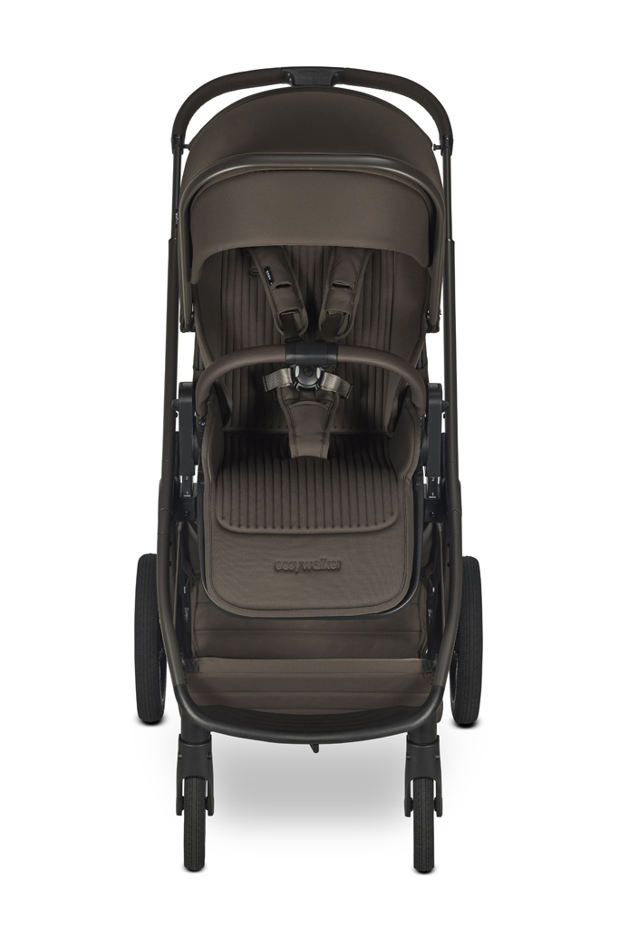 EASYWALKER Kombinált babakocsi Zoey Chestnut Brown + CBX By CYBEX Aton B2 i-Size + bázis