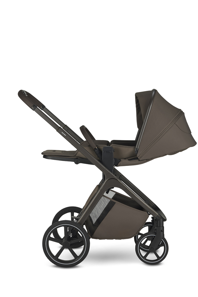 EASYWALKER Kombinált babakocsi Zoey Chestnut Brown + CBX By CYBEX Aton B2 i-Size + bázis