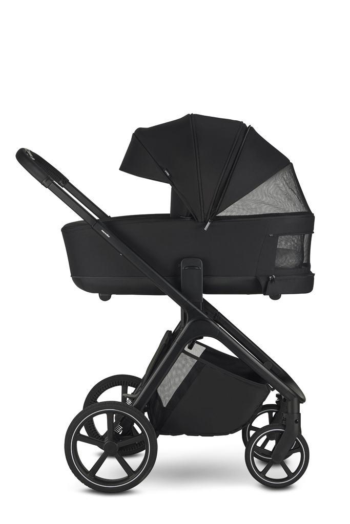 EASYWALKER Kombinált babakocsi Zoey Pure Black + CBX By CYBEX Aton B2 i-Size + bázis