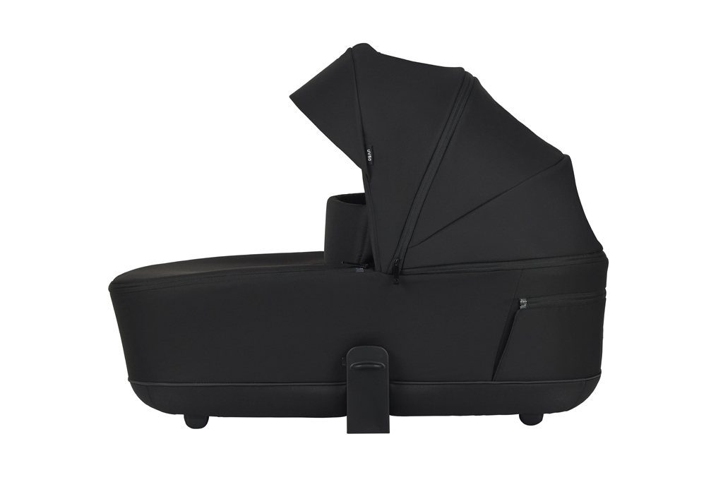 EASYWALKER Kombinált babakocsi Zoey Pure Black + CBX By CYBEX Aton B2 i-Size + bázis