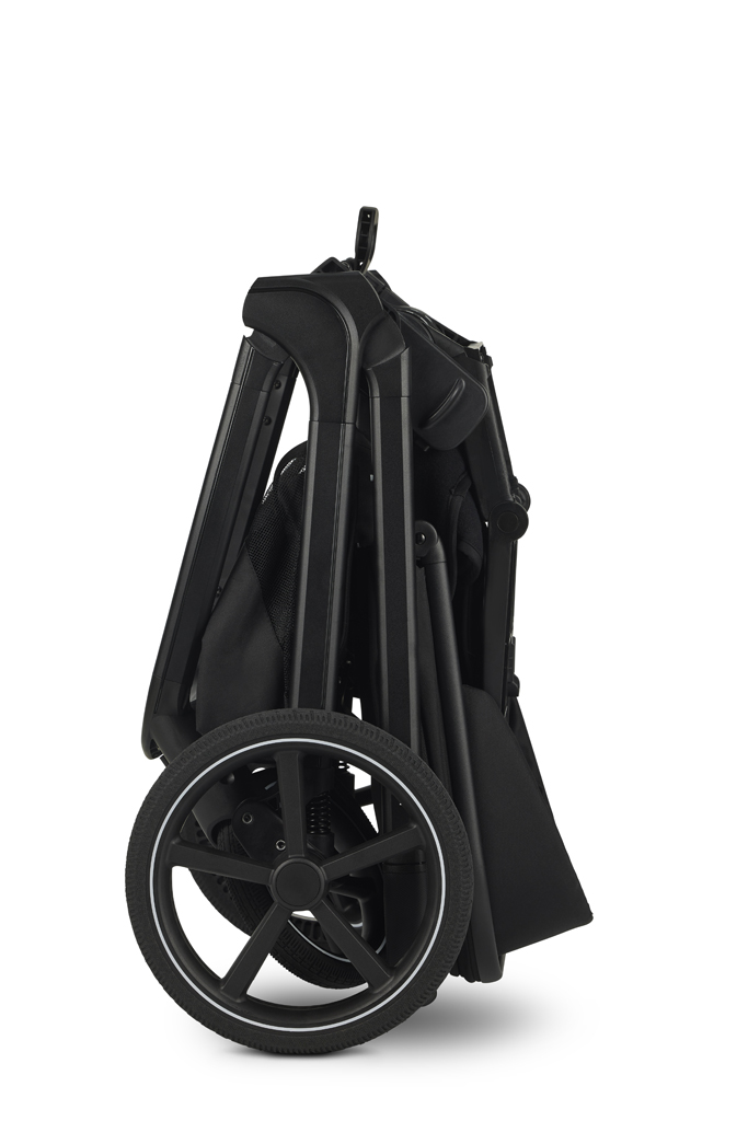 EASYWALKER Kombinált babakocsi Zoey Pure Black + CBX By CYBEX Aton B2 i-Size + bázis