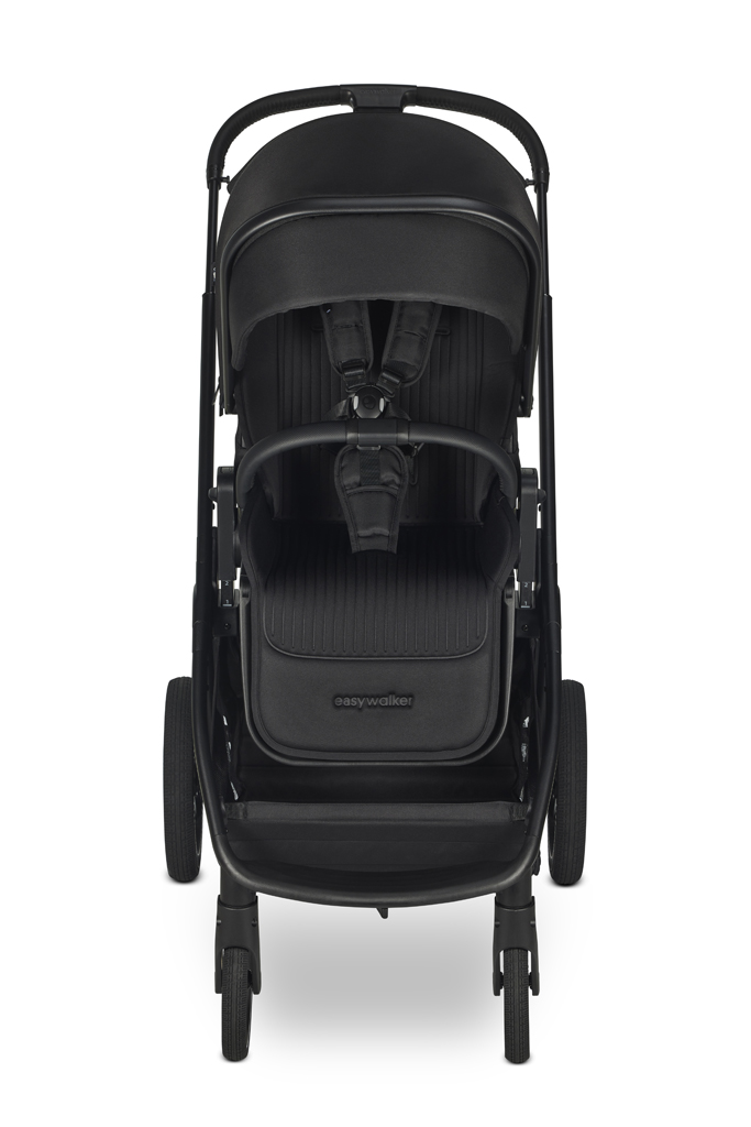 EASYWALKER Kombinált babakocsi Zoey Pure Black + CBX By CYBEX Aton B2 i-Size + bázis
