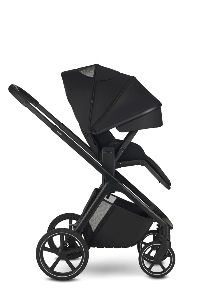 EASYWALKER Kombinált babakocsi Zoey Pure Black + CBX By CYBEX Aton B2 i-Size + bázis