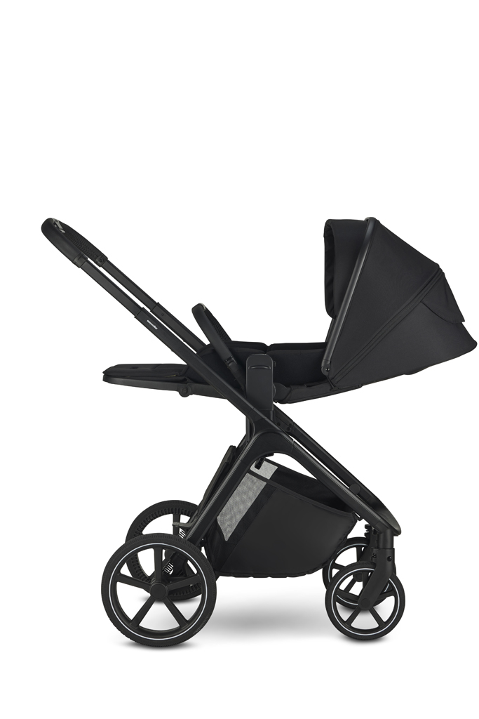 EASYWALKER Kombinált babakocsi Zoey Pure Black + CBX By CYBEX Aton B2 i-Size + bázis