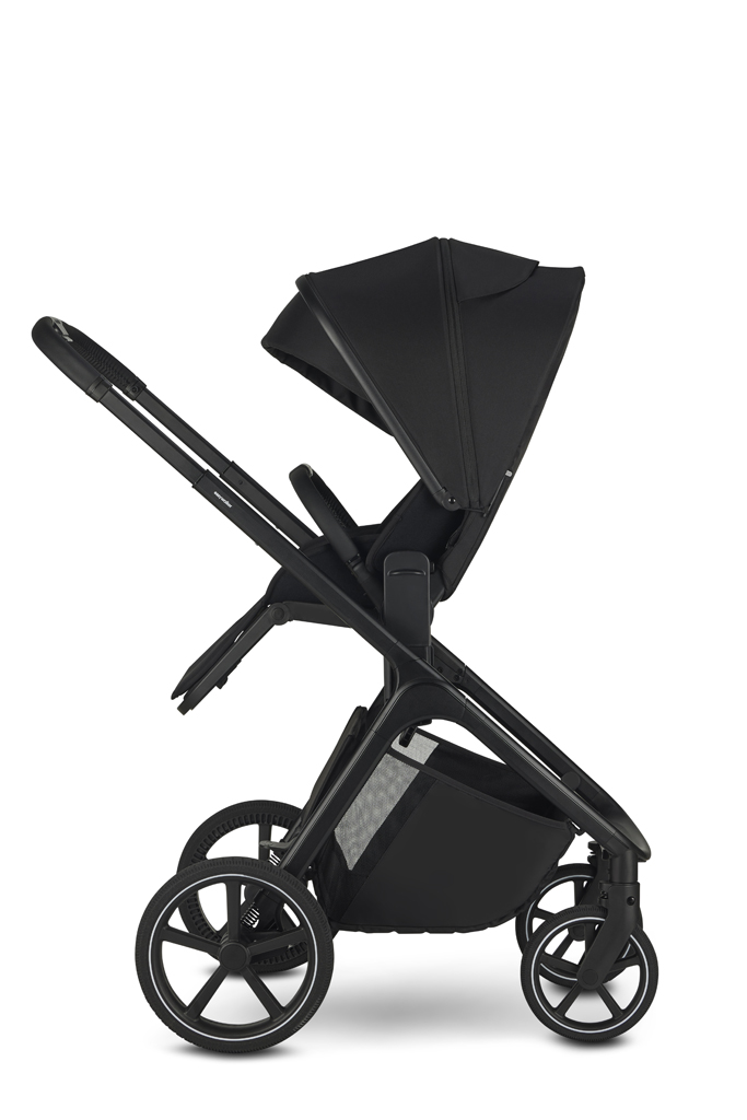 EASYWALKER Kombinált babakocsi Zoey Pure Black + CBX By CYBEX Aton B2 i-Size + bázis
