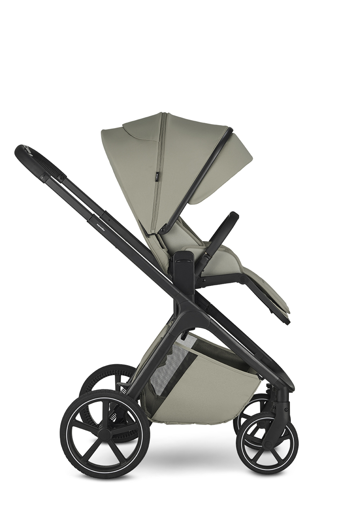 EASYWALKER Kombinált babakocsi Zoey Sage Green + CBX By CYBEX Aton B2 i-Size + bázis
