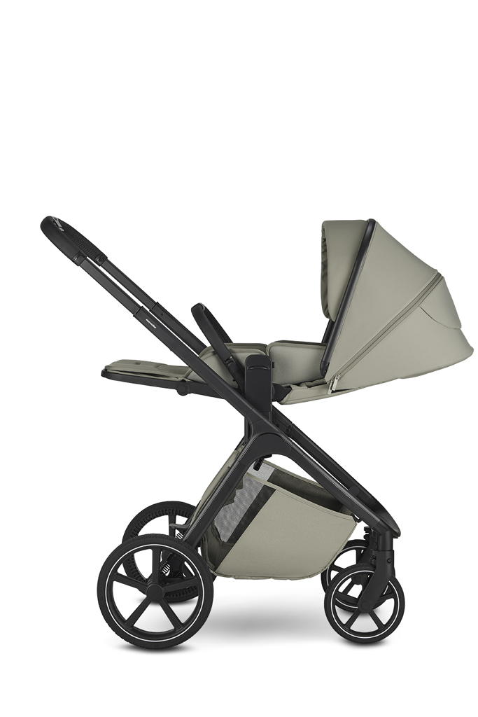 EASYWALKER Kombinált babakocsi Zoey Sage Green + CBX By CYBEX Aton B2 i-Size + bázis