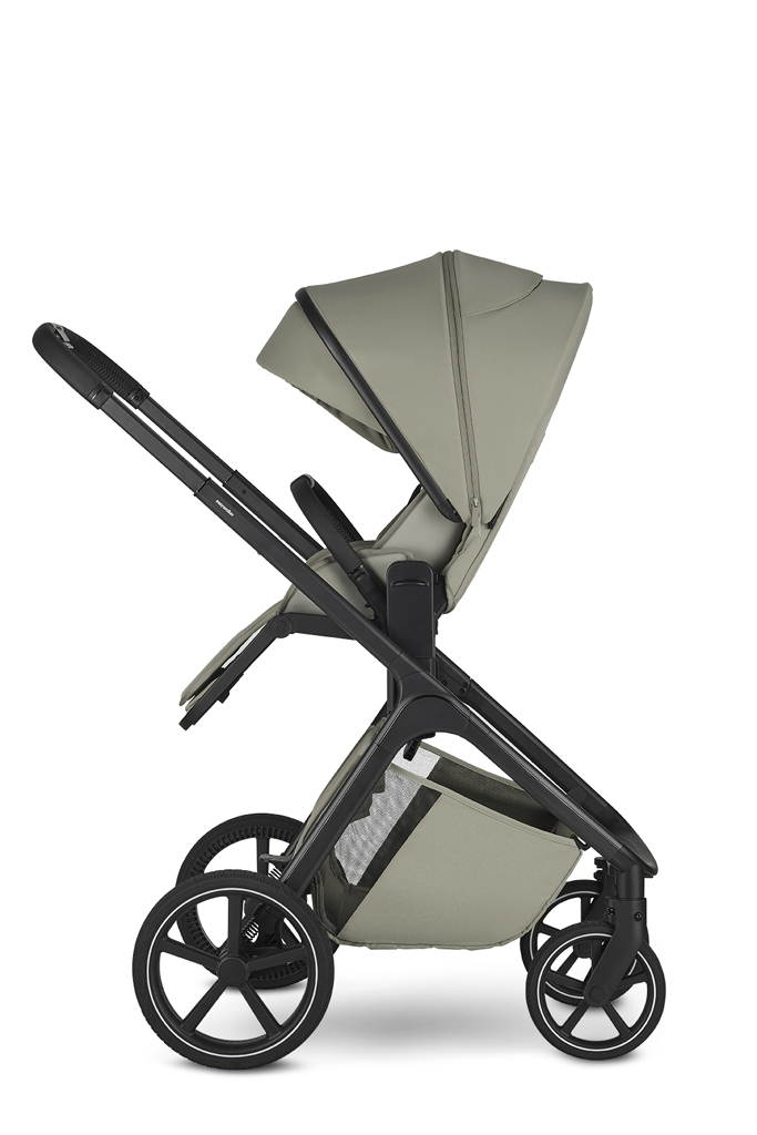 EASYWALKER Kombinált babakocsi Zoey Sage Green + CBX By CYBEX Aton B2 i-Size + bázis