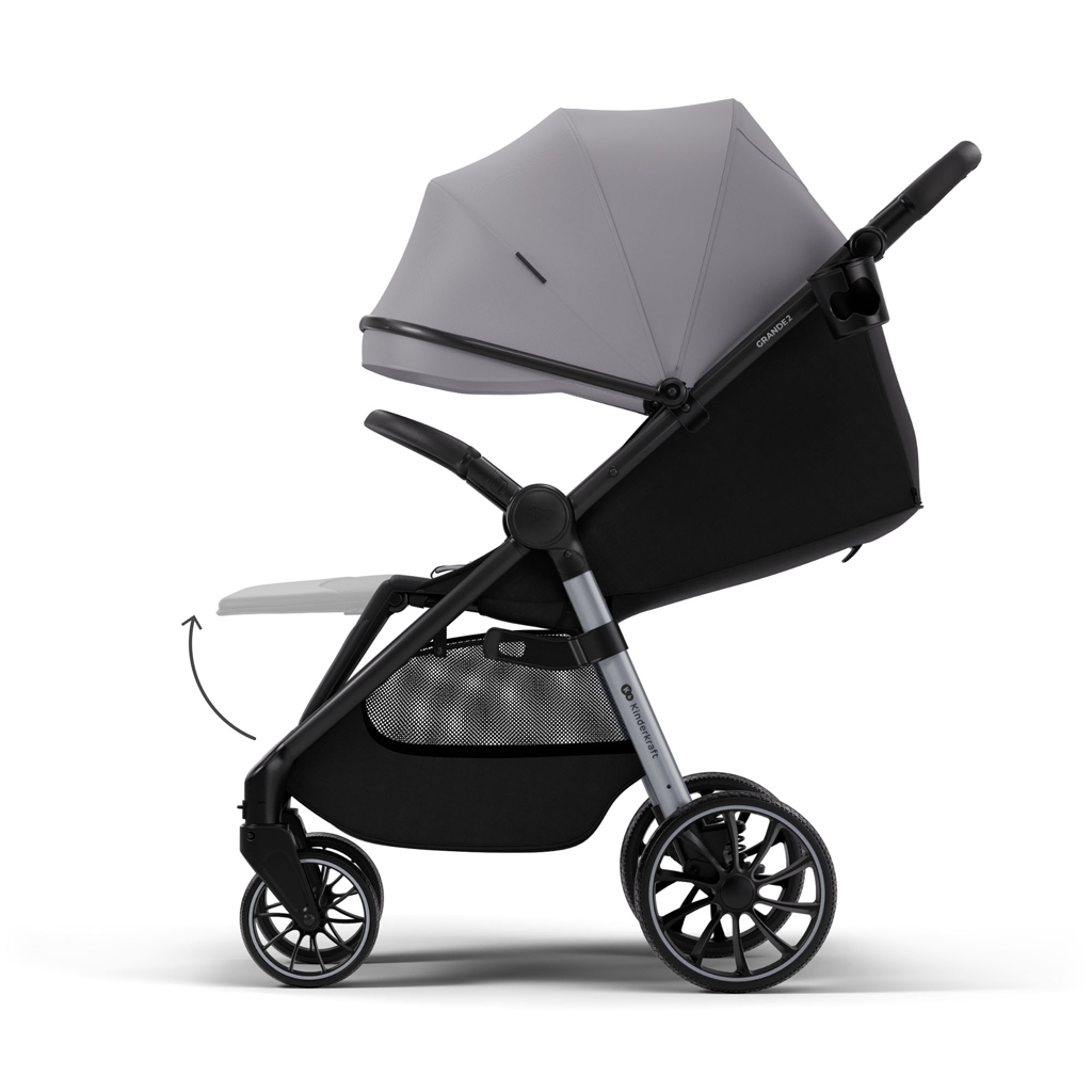 KINDERKRAFT Sport babakocsi Grande 2 Moonlight Grey