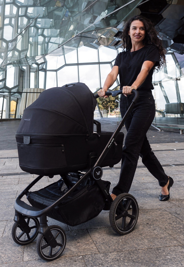 MUUVO Kombinált babakocsi 2in1 Fold Classic Black