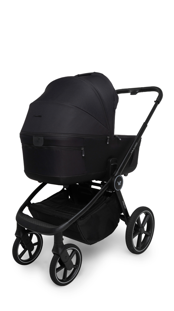 MUUVO Kombinált babakocsi 2in1 Fold Classic Black