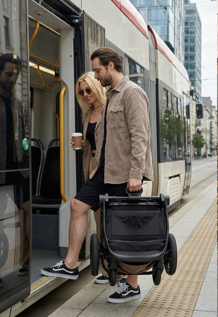MUUVO Kombinált babakocsi 2in1 Fold Mokka