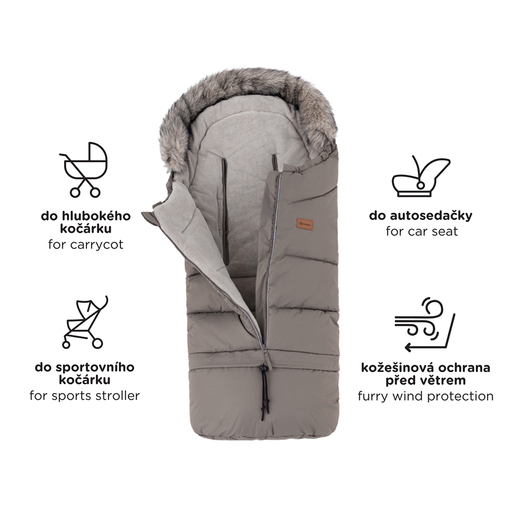 PETITE&amp;amp;amp;amp;MARS Bundazsák Arctic 4in1 Forever Black