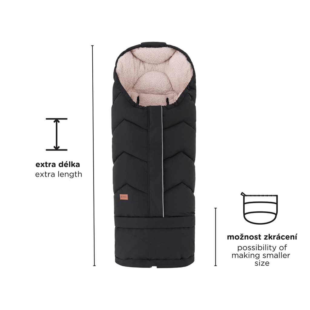 PETITE&amp;amp;amp;MARS Bundazsák Hygge 4in1 Forever Black