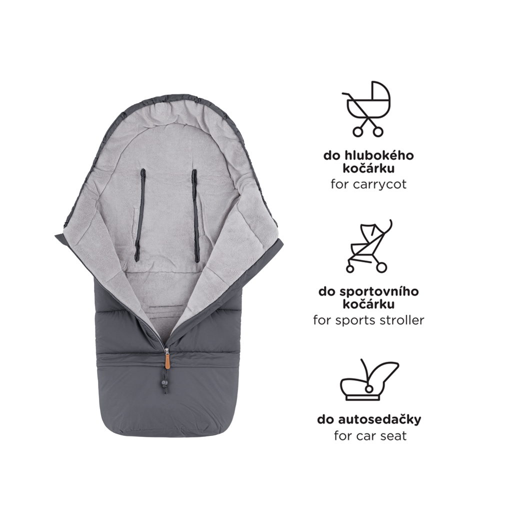 PETITE&amp;amp;amp;amp;amp;amp;MARS Állítható bundazsák 3in1 Jibot Dark Walnut