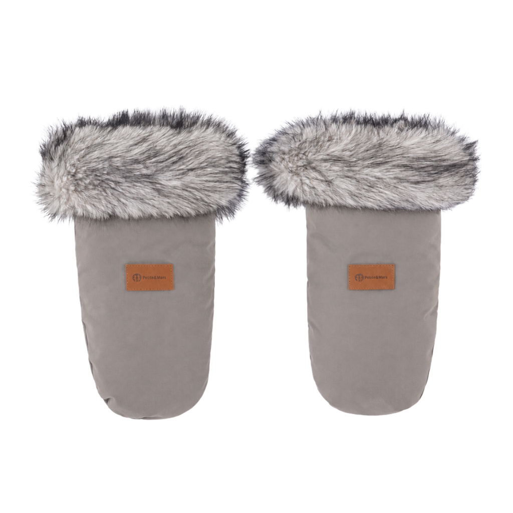 PETITE&MARS Kesztyű / Kézmelegítő babakocsira Fjora Mocha Mousse