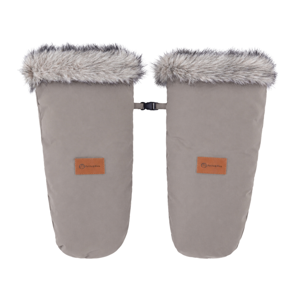 PETITE&amp;amp;amp;amp;amp;amp;amp;amp;amp;amp;amp;amp;amp;MARS Arctic 4v1 téli bundazsák szett + babakocsi kézmelegítő Fjora Mocha Mousse
